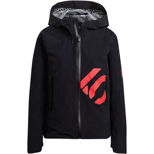 Five Ten Women's All Mountain MTB Rain Jacket - XL} - Black, Black