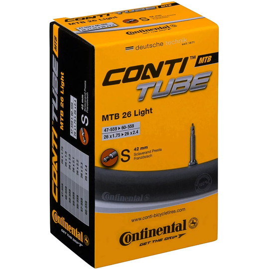 Continental MTB 26 Light Tube - 42mm Valve