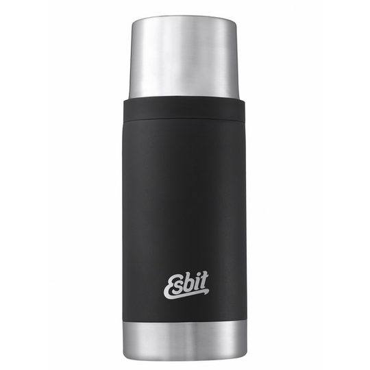Esbit Sculptor Stainless Steel Vacuum Flask - Black - 500ML