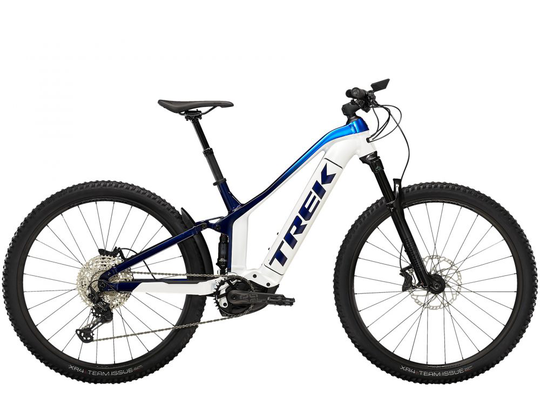 Trek Powerfly FS 7 2022 - Crystal White / Alpine-Dark Blue Fade L