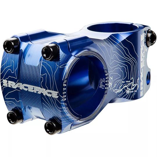 Race Face Atlas MTB Stem - Blue - 1.1/8"}, Blue