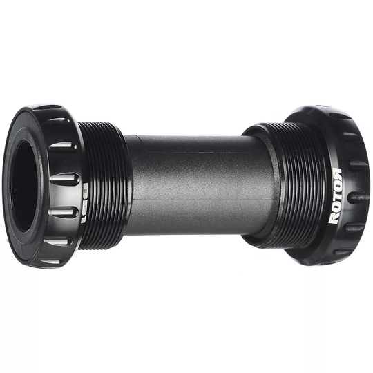 Rotor BB1 BSA Steel MTB Bottom Bracket - 68/73mm - English Thread - 24mm Spindle} - Black, Black