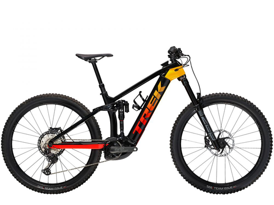 Trek Rail 9.8 XT 2023 Gen 3 - Trek Black / Marigold to Red Fade L
