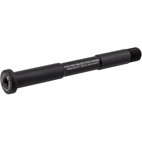 Wolf Tooth Axle for Fox Suspension MTB Fork - 100mm} - Black, Black