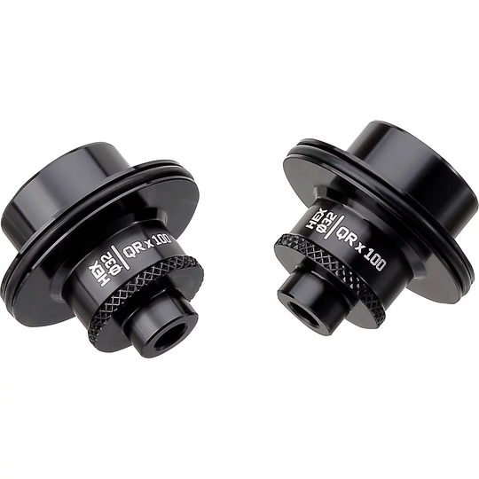 Spank Hex Front Gravel and MTB Hub Adapter - 12 x 100mm - Black, Black
