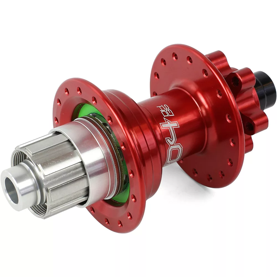 Hope Pro 4 DH MTB Rear Hub - 32h - 150mm x 12mm Axle - Red, Red