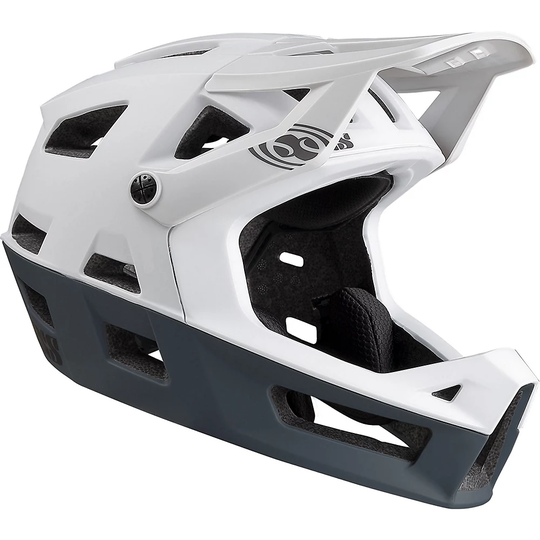 IXS Trigger Full Face MTB Helmet - S/M} - Off White-Grey, Off White-Grey