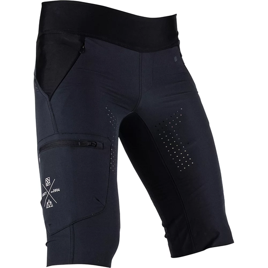 Leatt Women's MTB AllMtn 2.0 Shorts 2023 - M} - Black, Black