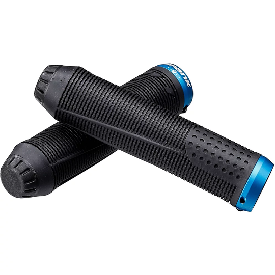 Spank Spike 33 Grip - 145mm} - Black - Blue, Black - Blue