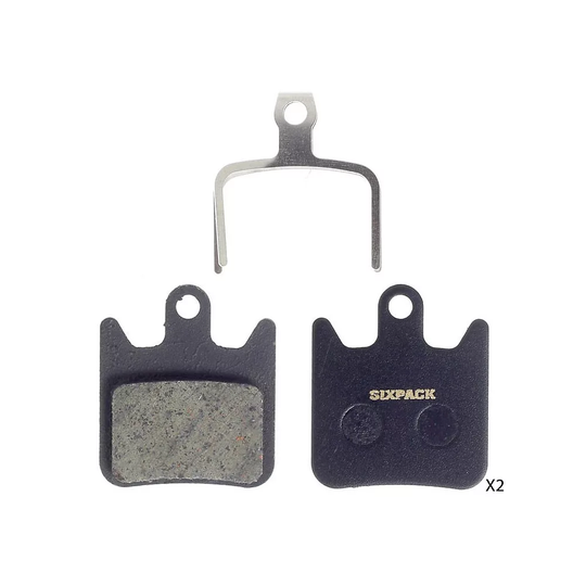 Sixpack Racing Hope Organic MTB Disc Brake Pads - Black - V4}, Black