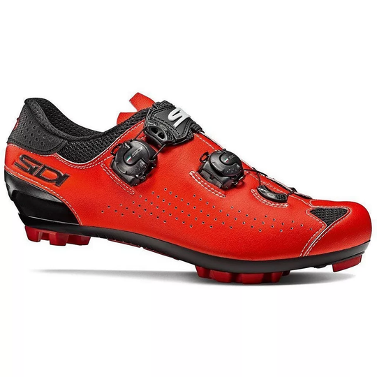 Sidi Eagle 10 MTB Shoes - EU 46} - BLACK-RED, BLACK-RED