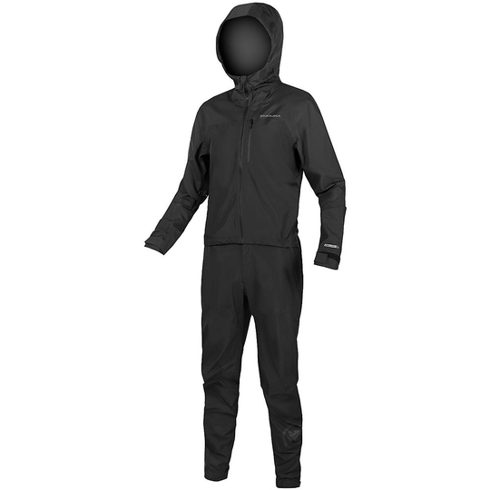 Endura SingleTrack One Piece MTB Suit - M} - Black, Black