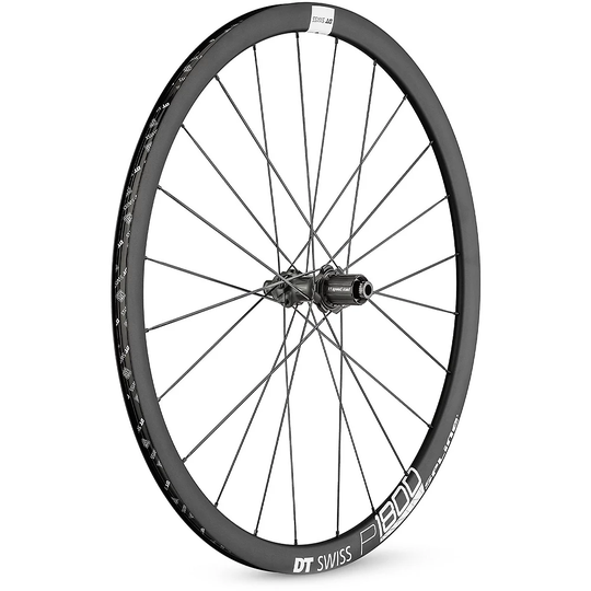 DT Swiss P 1800 SP Rear Road Disc Wheel (32mm) - 142mm Shimano - Black, Black