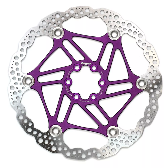 Hope Floating Disc Brake Rotor - Purple - 220mm}, Purple