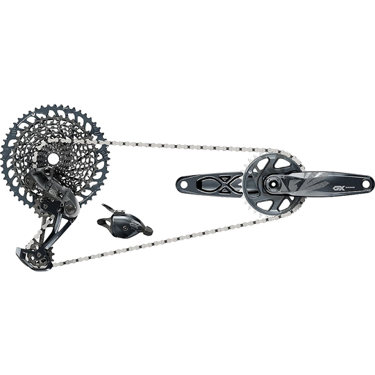 SRAM GX Eagle Boost DUB Drivetrain Groupset - 10-52 - Lunar, Lunar