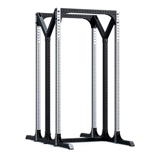 Eleiko Prestera Double Half Rack Frame - Stainless