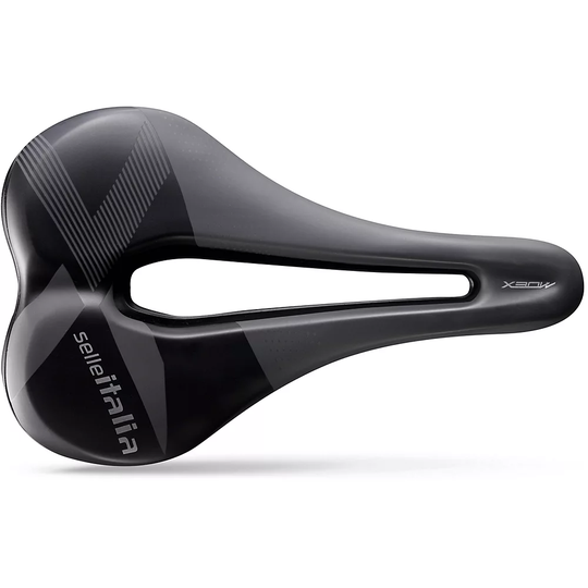 Selle Italia X-Bow Superflow TI 316 Saddle - S3} - Black and Grey, Black and Grey