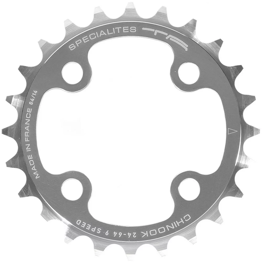TA Chinnok Inner MTB Chain Ring (64 BCD) - 4-Bolt - Silver, Silver