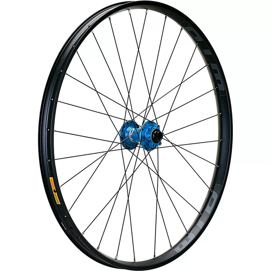 Hope Custom i35 MTB Boost Front Wheel - 15mm x 110mm - Black and Turquoise, Black and Turquoise