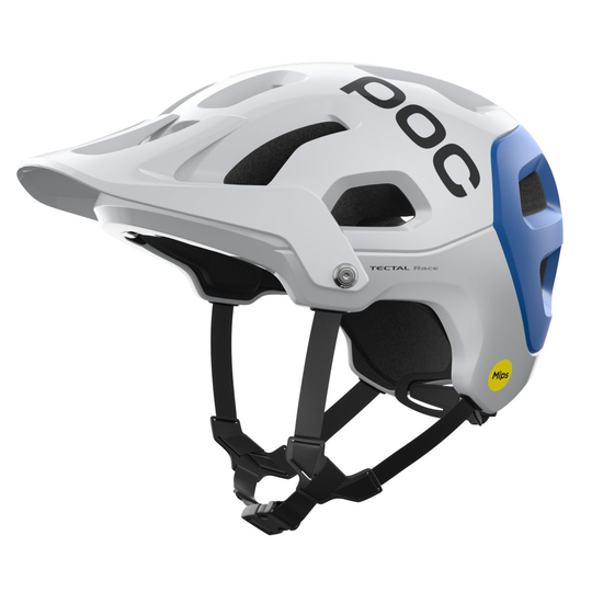 POC Tectal Race MIPS - Hydrogen White / Opal Blue Metallic Matt S