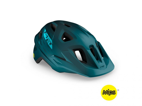 MET Echo MIPS - Petrol Blue Matt S/M