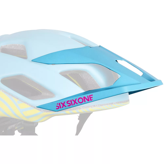 SixSixOne Summit MTB Helmet Visor 2020 - One Size} - Dazzle Blue, Dazzle Blue