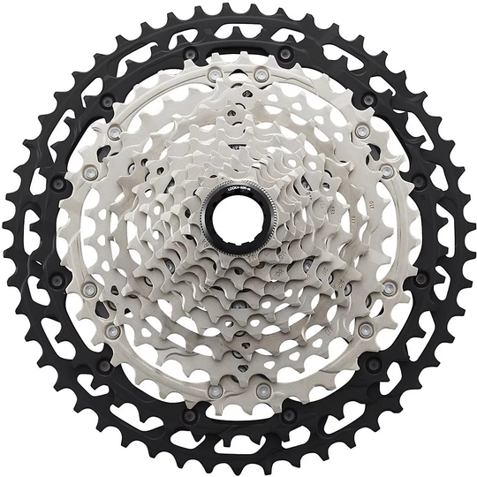 Shimano Deore XT M8100 12 Speed Cassette - Silver - 10-51t}, Silver