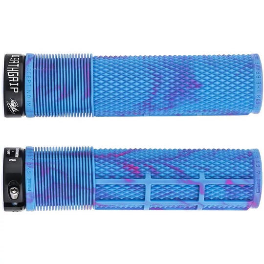 DMR Brendog Death Grip Flangeless MTB Grips - 135mm - Miami, Miami