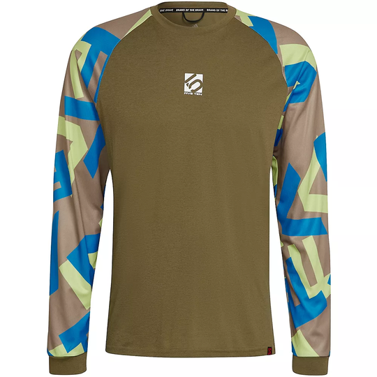Five Ten TrailX Long Sleeve Tee - XL} - ocus Olive-Orbit Green, ocus Olive-Orbit Green