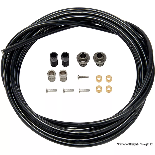 LifeLine Brake Hose Kit - 90 Deg Kit - Silver, Silver