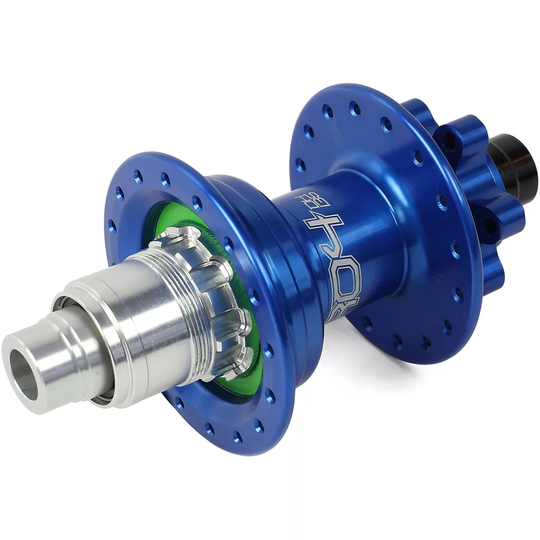 Hope Pro 4 DH MTB Rear Hub - 32h - 150mm x 12mm Axle - Blue, Blue