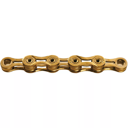 KMC X9SL 9 Speed Super Light Bike Chain - Ti-N Gold, Ti-N Gold