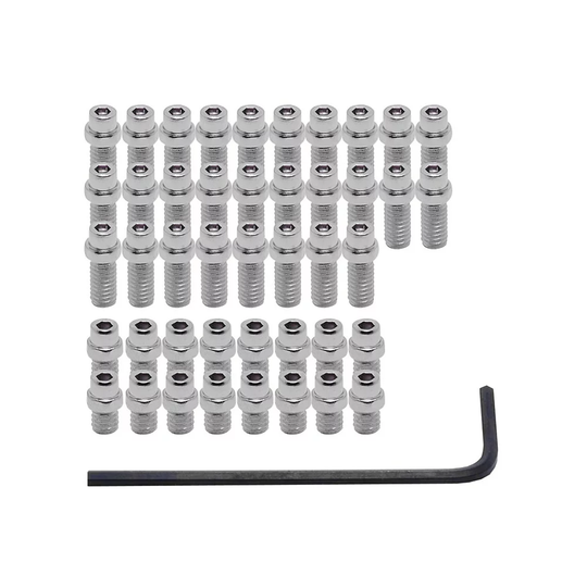 DMR Flip Pin Set for Vault Flat MTB Pedals - 44 Pack} - Silver, Silver