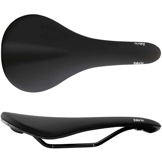Fabric Scoop Sport Shallow Bike Saddle - 142mm Wide - Black, Black