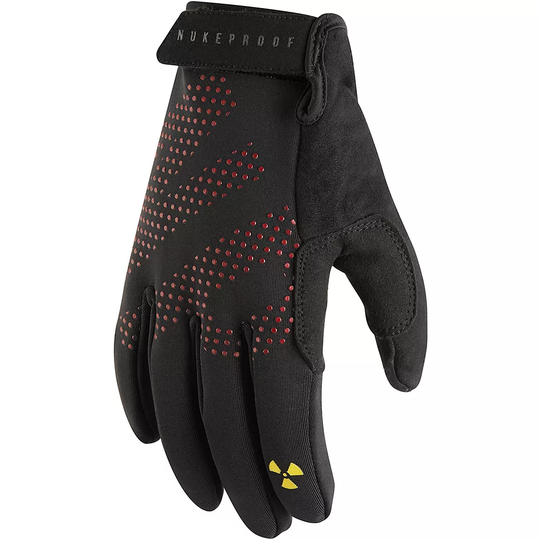 Nukeproof Blackline Winter Glove - M} - BLACK-RED, BLACK-RED