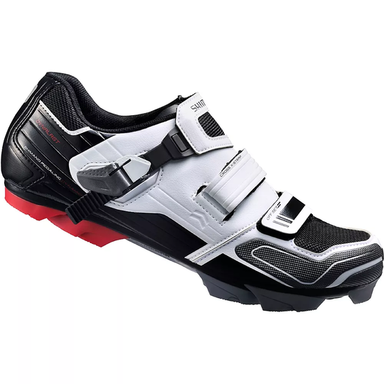 Shimano XC51 MTB SPD Shoes - Black-White 2017 - EU 39} - White - Black, White - Black