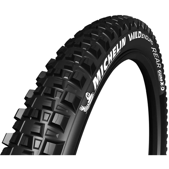 Michelin Wild Enduro Gum-X TS TLR Rear MTB Tyre - Folding Bead - Black, Black