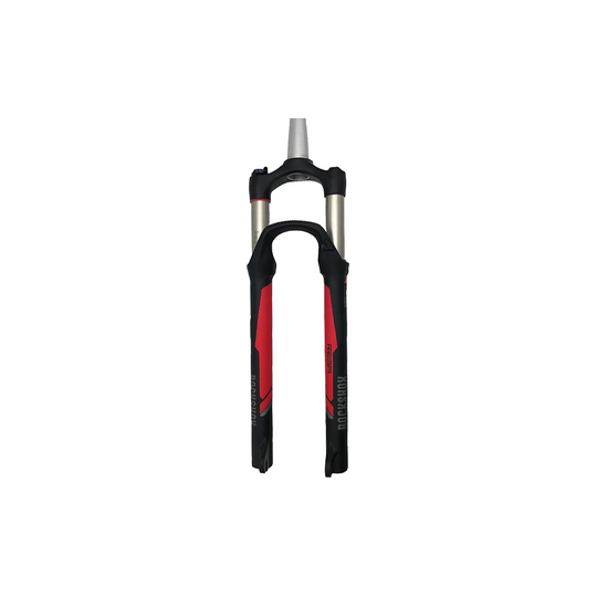 RockShox Reba RL Solo Air QR Fork - 160mm Travel - BLACK-RED, BLACK-RED