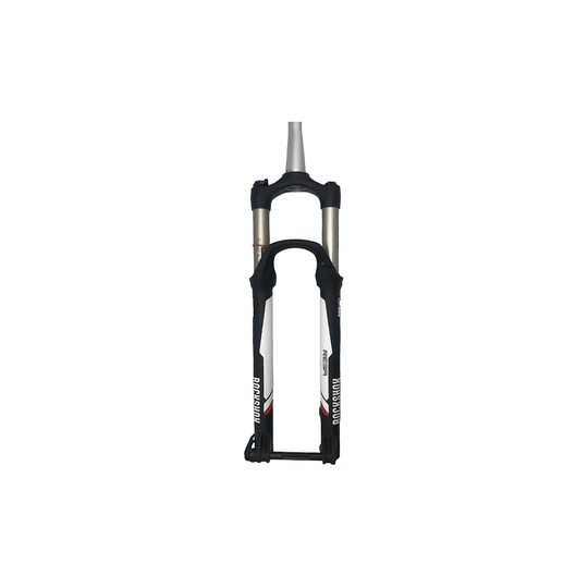RockShox Reba RL Solo Air Fork - 120mm Travel - BLACK-RED, BLACK-RED