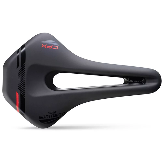 Selle San Marco GrouND Carbon FX Saddle - Wide - Black, Black