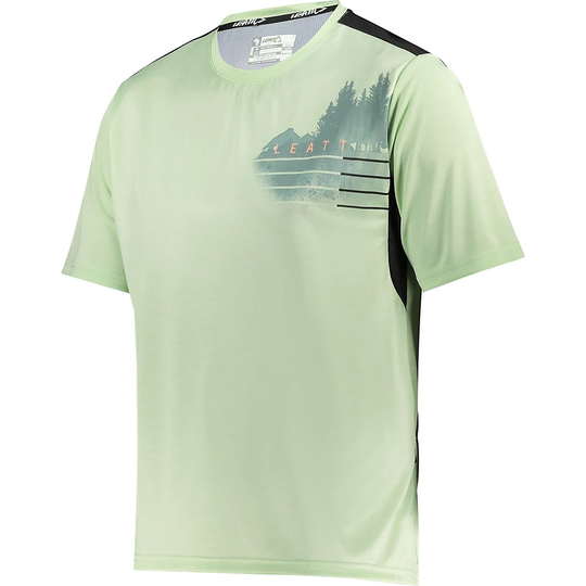 Leatt MTB Trail 1.0 Jersey - S} - Mist, Mist