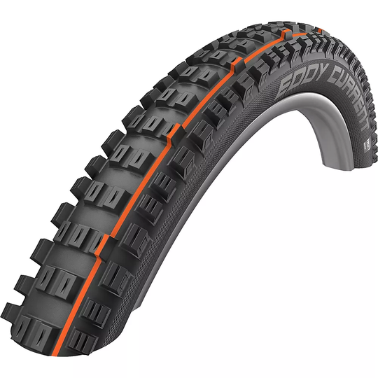 Schwalbe Eddy Current Super Gravity Front Tyre - Folding Bead - Black, Black