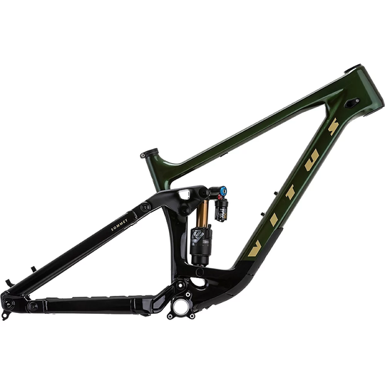 Vitus Sommet 27 Mountain Bike Frame - Racing Green - Black - S}, Racing Green - Black