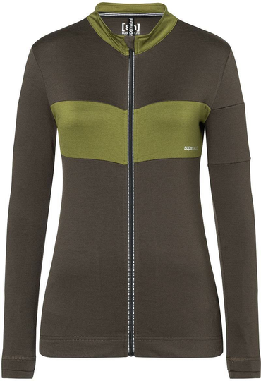 W Grava LS Jersey Keltainen/Vihreä XS