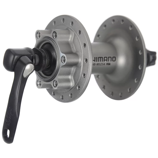 Shimano Deore M525A Front MTB Disc Hub - 32 Holes - Silver, Silver