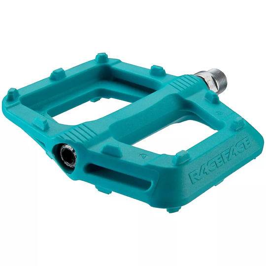 Race Face Ride Mountain Bike Pedals - Turquoise, Turquoise