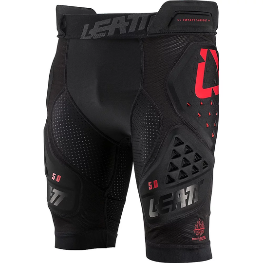Leatt Impact Shorts 3DF 5.0 - S} - Black, Black