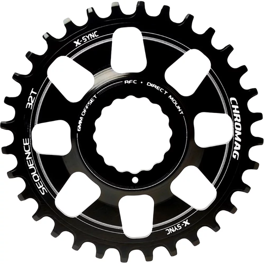 Chromag Sequence Cinch Boost Chain Ring - Direct Mount - Black, Black