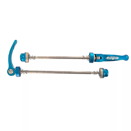 Hope Quick Release MTB Steel Skewers (Pair) - 100mm & 135mm} - Blue, Blue