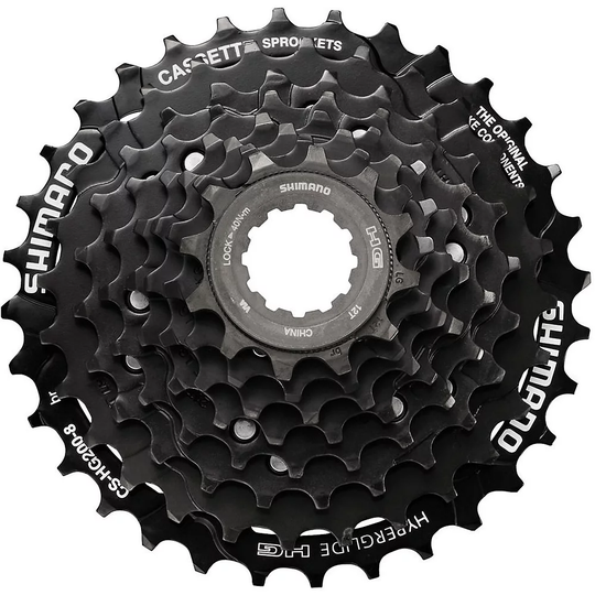Shimano Acera HG200 9 Speed MTB Cassette - Black - 11-36t}, Black